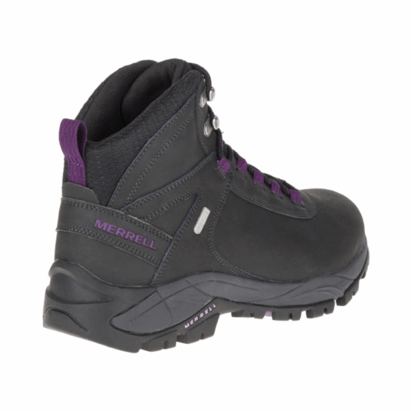 Vandrestøvler til dame - Merrell Vego mid-cut - Læder - Sort - Image 2