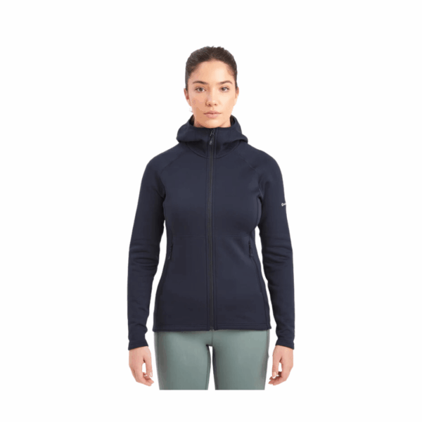 Fleecejakke dame - Montane Fury Hoodie - Blå - Image 4