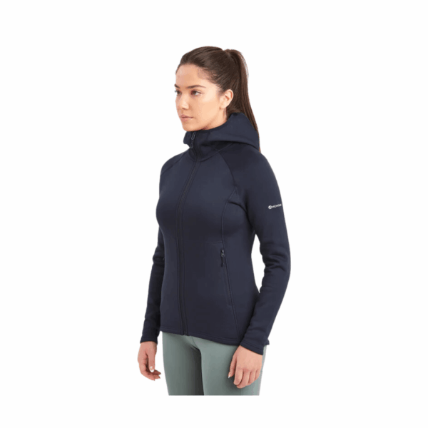 Fleecejakke dame - Montane Fury Hoodie - Blå - Image 5