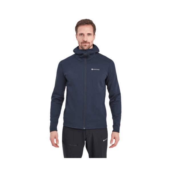 Fleecejakke herre - Montane Fury Hoodie - Blå - Image 4