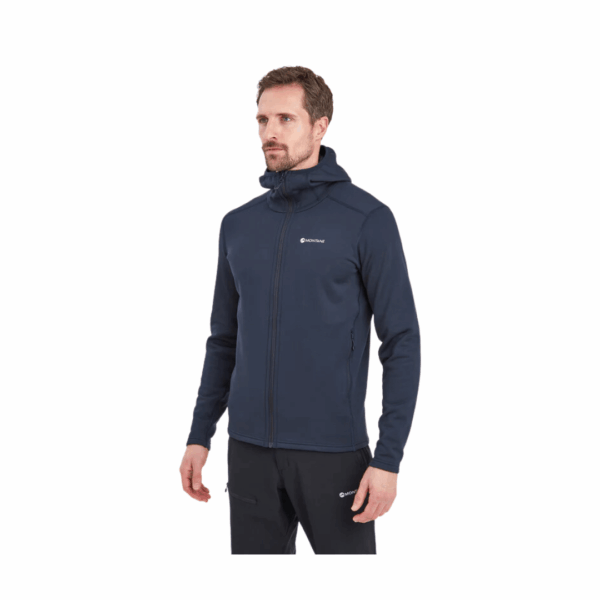 Fleecejakke herre - Montane Fury Hoodie - Blå - Image 5