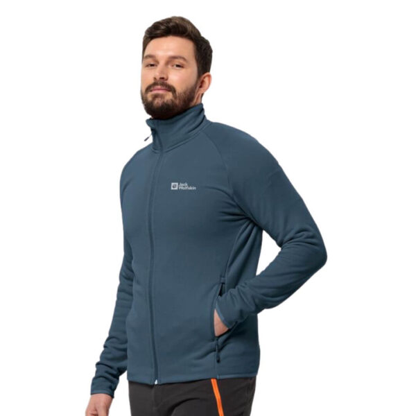 Fleecejakke til herre - Jack Wolfskin Baiselberg FZ M - Blå - Image 3