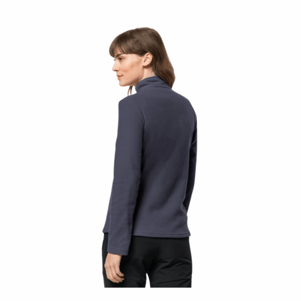 Fleecetrøje til dame - Jack Wolfskin Taunus HZ W - Grå - Image 4