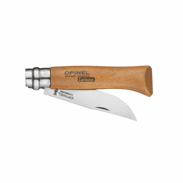 Foldekniv - Opinel No 8 - 8,5 cm - Carbon Steel - Bøg - Image 3