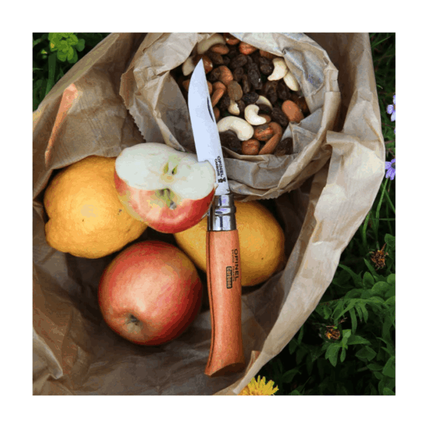 Foldekniv - Opinel No 8 - 8,5 cm - Carbon Steel - Bøg - Image 4
