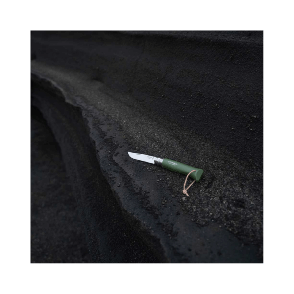 Foldekniv - Opinel No 8 Trekking - 8,5 cm - Khaki -Rustfrit stål - Image 3