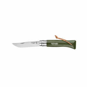 Foldekniv - Opinel No 8 Trekking - 8,5 cm - Khaki -Rustfrit stål