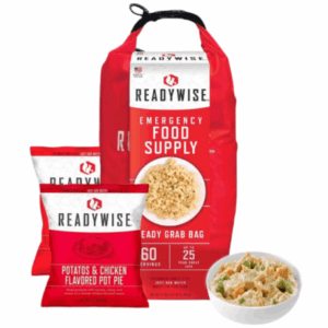 Frysetørret mad - 1 prs/7 dage - 25 års holdbarhed - Grab N' Go Bag
