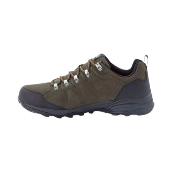 Vandresko til mænd - Jack Wolfskin Refugio Texapore Low M - Khaki - Image 3