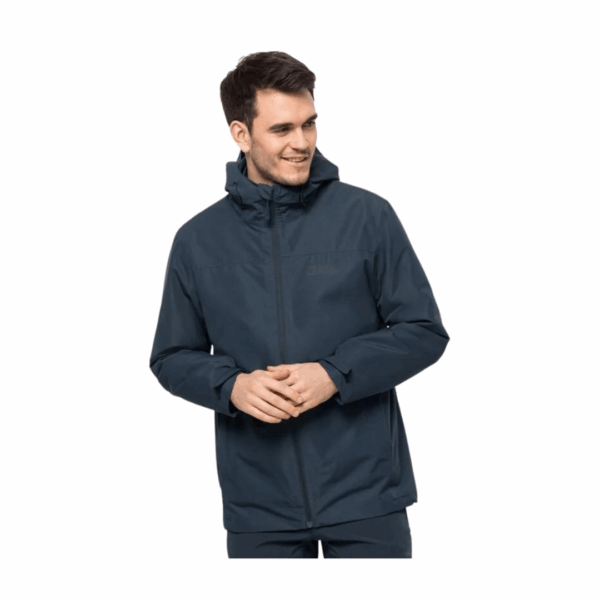 Jakke til herre  -  Jack Wolfskin Taubenberg 3 in 1 JKT M - Blå