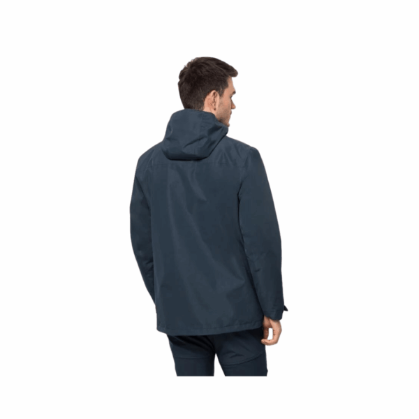 Jakke til herre  -  Jack Wolfskin Taubenberg 3 in 1 JKT M - Blå - Image 3