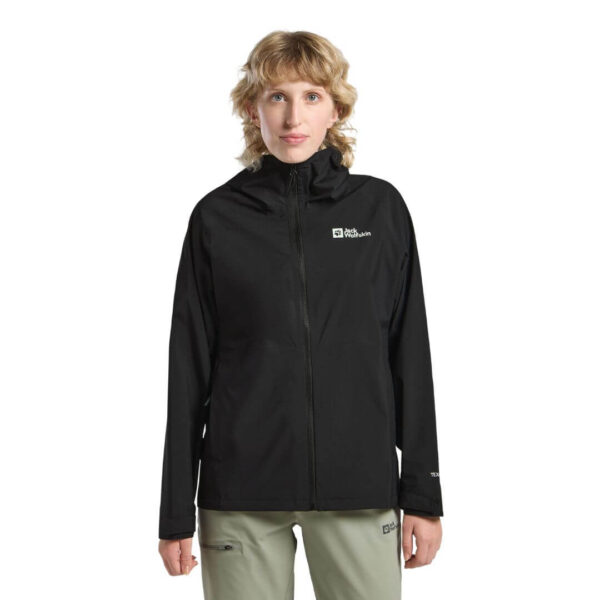 Jakke til dame - Jack Wolfskin Prelight 2,5 lags - Sort - Image 5