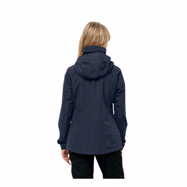 Jakke til dame - Jack Wolfskin Stormy Point 2L JKT W - Navy blå - Image 6