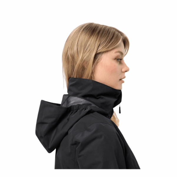 Jakke til dame - Jack Wolfskin Stormy Point 2L JKT W - Sort - Image 5