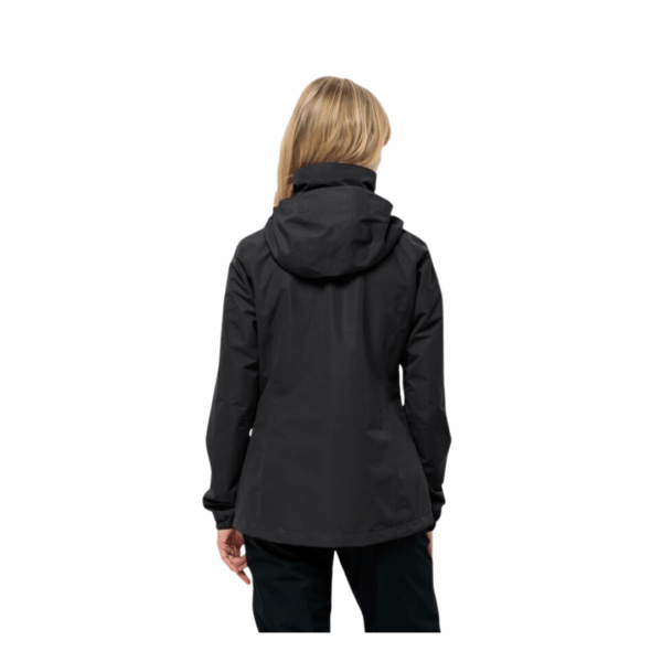 Jakke til dame - Jack Wolfskin Stormy Point 2L JKT W - Sort - Image 6