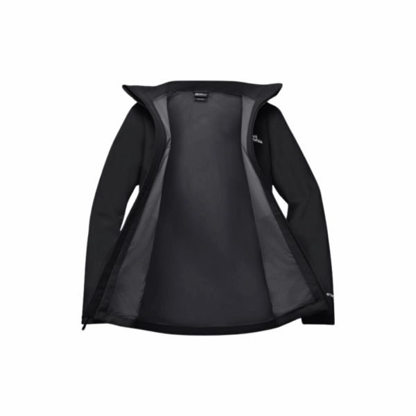 Jakke til dame - Jack Wolfskin Trail time 2 lags - Sort - Image 4