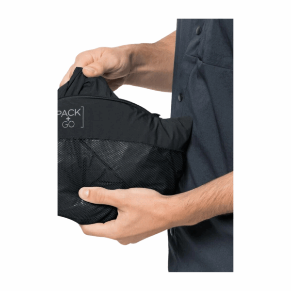 Jakke herre - Jack Wolfskin Pack & Go Shell M (Kun S tilbage) - Image 5