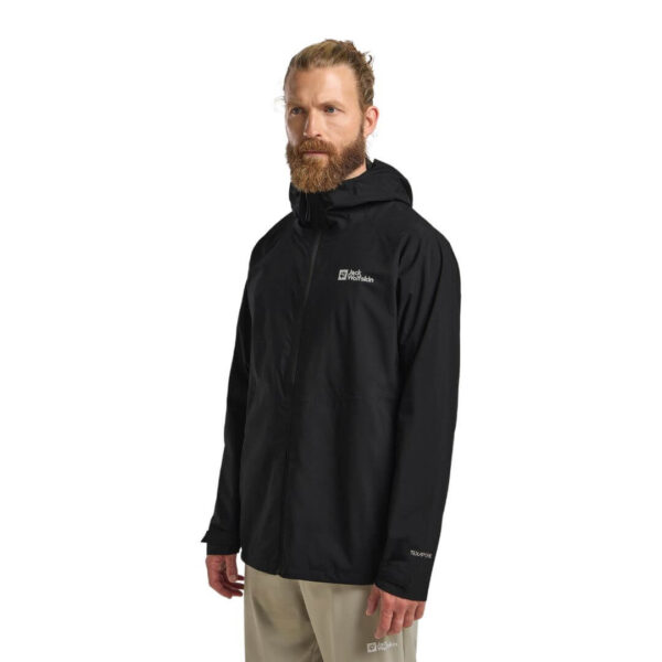 Jakke til herre - Jack Wolfskin Prelight 2,5 lags - Sort - Image 5