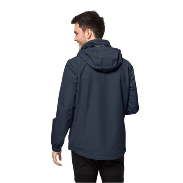 Jakke til herre - Jack Wolfskin Stormy Point 2L JKT M - Blå - Image 3