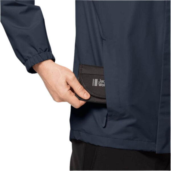 Jakke til herre - Jack Wolfskin Stormy Point 2L JKT M - Blå - Image 6