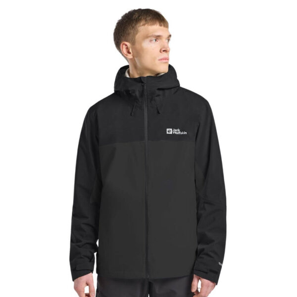 Jakke til herre - Jack Wolfskin Weiltal 2 lags - Sort - Image 3