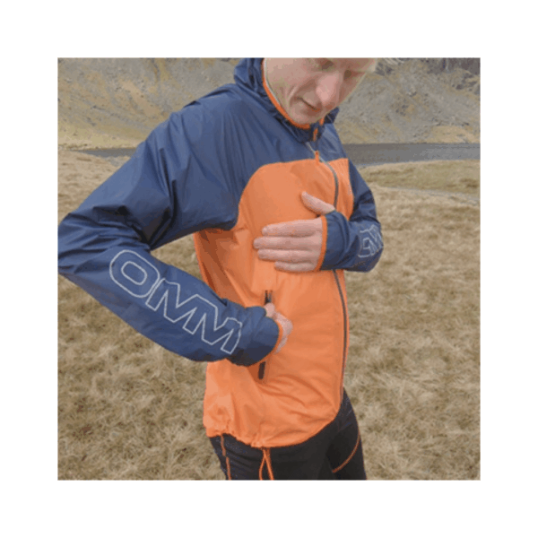 Jakke til mænd  -  OMM Halo+  -  Ultra letvægtig  -  Grå/Blå - Image 4
