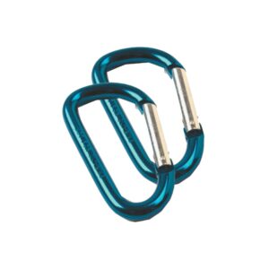 Karabinhage med klips - 2-pak