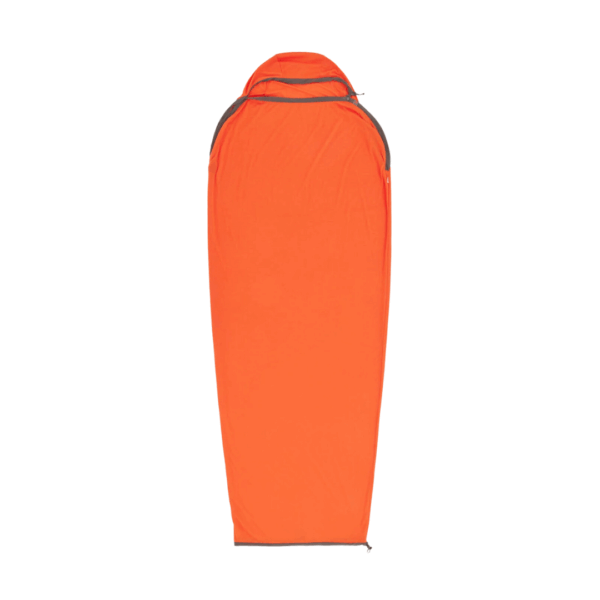 Lagenpose - Sea to Summit Reactor Extreme Sleeping Bag Liner - Mummy Compact - Orange - Image 3
