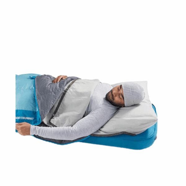 Lagenpose - Sea to Summit Silk Blend Sleeping Bag Liner - Mummy - S - Grå - Image 6