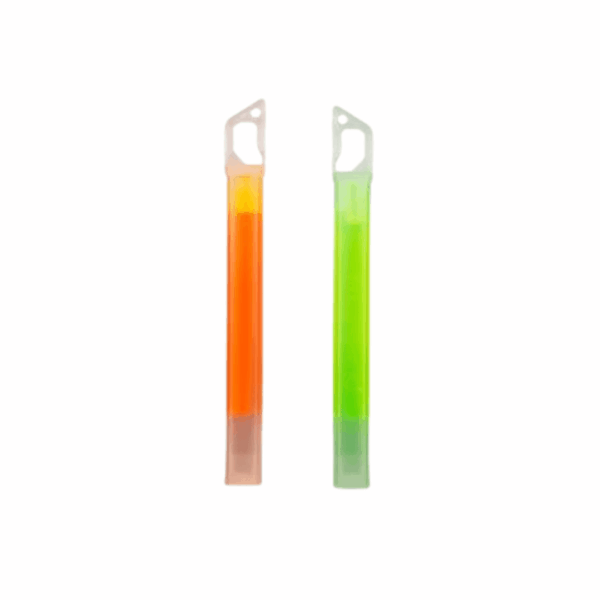 Lysmarkører - Lifesystems Glow Sticks 2 stk - Orange/Grøn