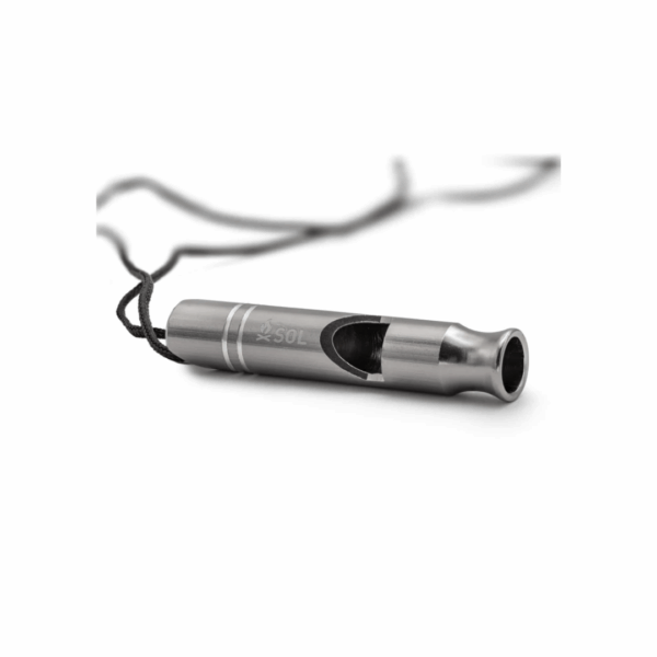 Nødfløjte - SOL Metal Rescue Whistle - 2-pak