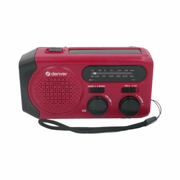 Nødradio FM/AM Denver - Håndsving - Solcelle - Image 5