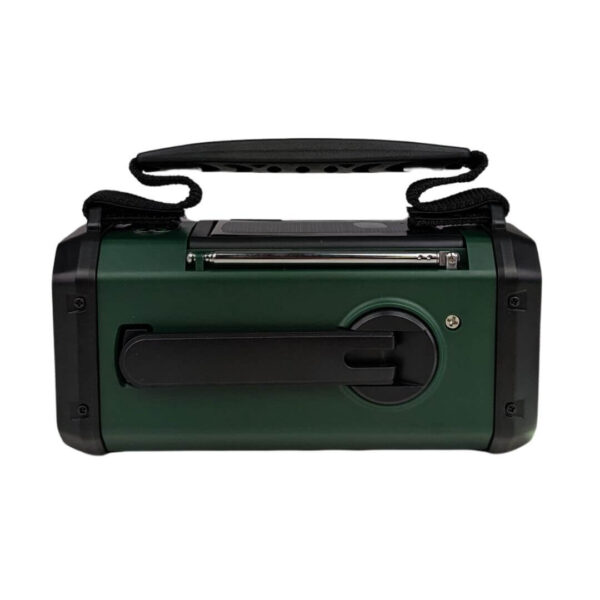 Nødradio FM/AM - 10.000 mAh powerbank - Håndsving - Solcelle - Image 5