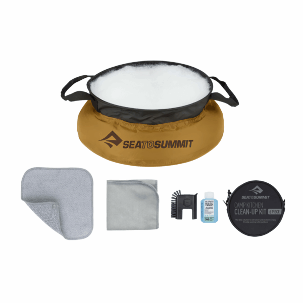 Opvaskesæt - Sea to Summit Camp Kitchen Clean-Up Kit - 6 dele