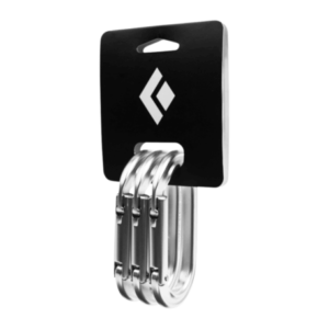 Oval Keylock Karabin  -  3 pak  -  Black Diamond