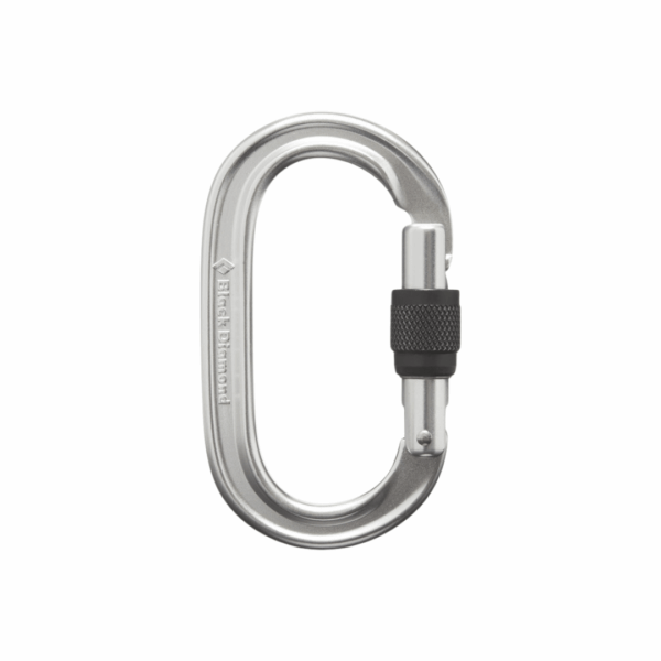 Oval Keylock Screwgate Biner  -  Black Diamond - Image 2