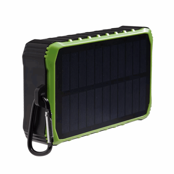 Powerbank - 10.000 mah - Solceller og dynamo - Image 5