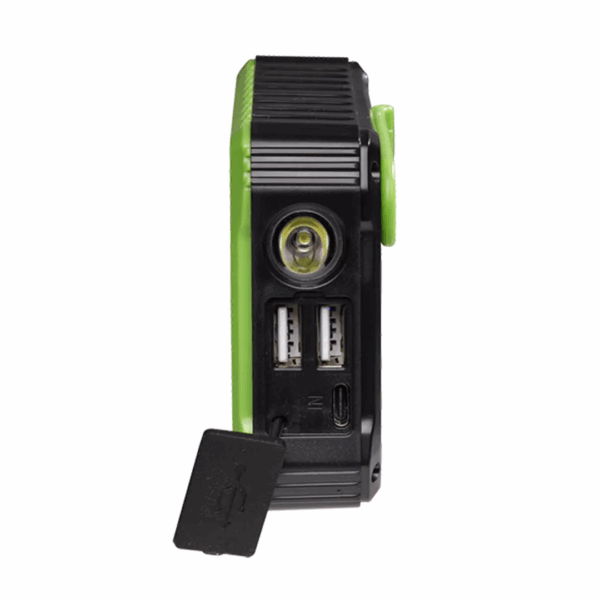 Powerbank - 10.000 mah - Solceller og dynamo - Image 6