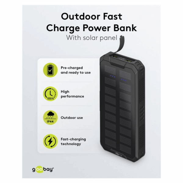 Powerbank - Goobay Solar 20.000 mah - Image 5