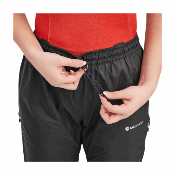 Regnbukser dame - Montane Spirit Lite Pants - Sort - Image 6