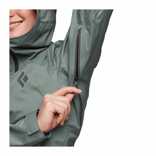 Regnjakke dame - Black Diamond Stormline (Kun XS & S tilbage) - Image 3
