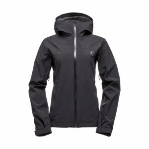 Regnjakke dame - Black Diamond Stormline (Kun XS & S tilbage)