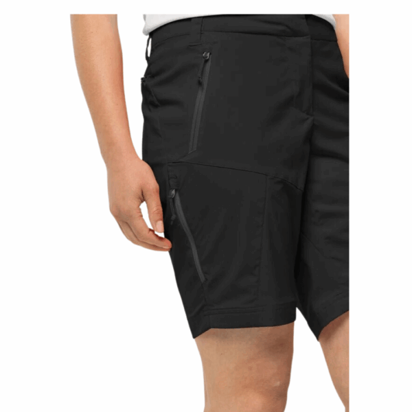 Shorts dame - Jack Wolfskin Glastal Shorts W - Sort - Image 5