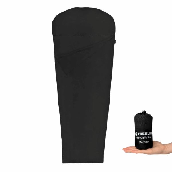 Silkelagenpose - Treklife Silk Liner - Mummy