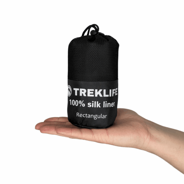 Silkelagenpose - Treklife Silk Liner - Rectangular - Image 4