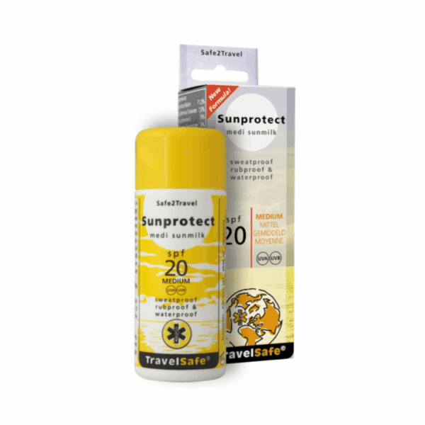 Solcreme - TravelSafe Sunprotect 20 - 75 ml