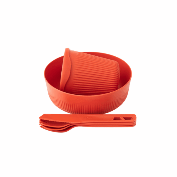 Spisesæt - Sea to Summit Passage Dinnerware Set - 6 dele - Orange - Image 3