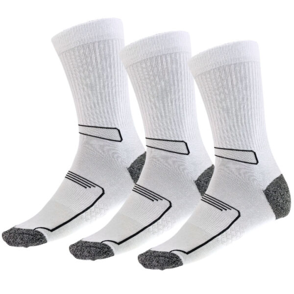 Sportsstrømper - Hvid - 3 par