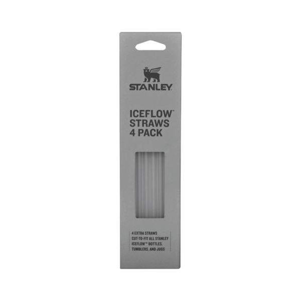 Sugerør - Stanley The IceFlowâ„¢ Straws 4-Pack Clear - Image 2