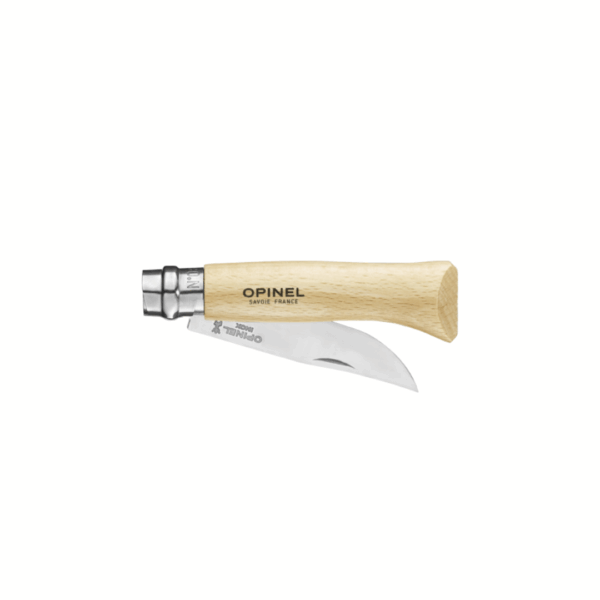 Svampekniv - Opinel No 8 - 8,5 cm - Rustfrit stål - Bøg - Image 3